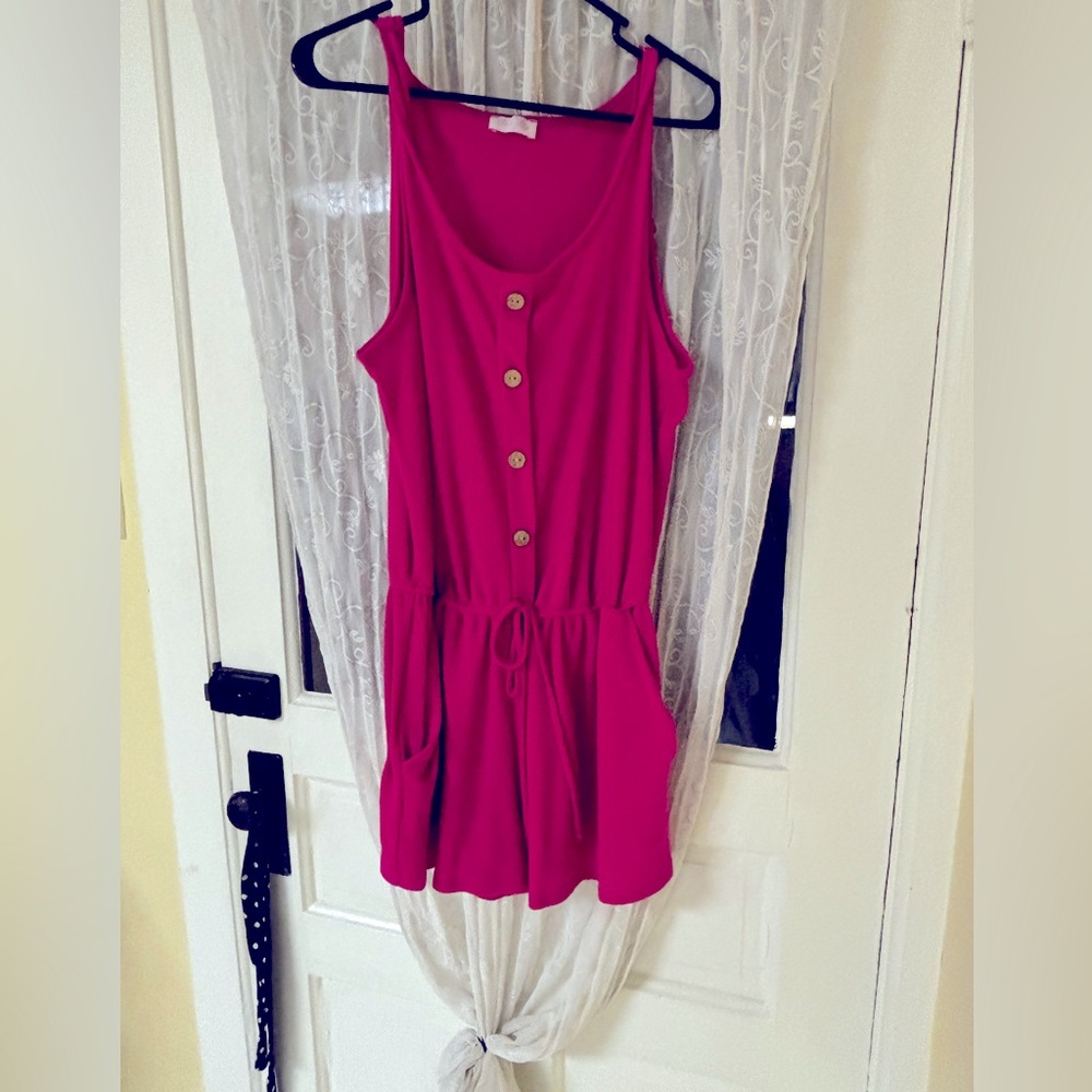 Pink Lily romper